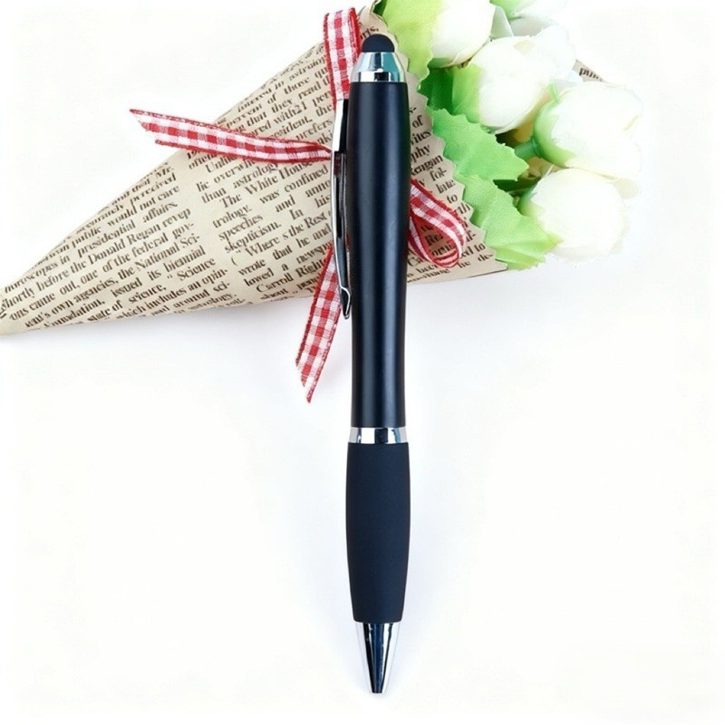 Colorful Gourd-shape Touch Screen Twist Ballpoint Pen factory