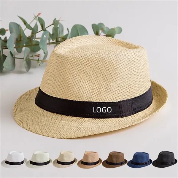 Hat Fedora Gwellt Panama Haf Unisex
